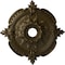 Ekena Millwork Benson Classic Ceiling Medallion (Fits Canopies up to 6 1/2"), 28 3/8"OD x 3 3/4"ID x 1 5/8"P, Brass CM28BEBRS - alternate 1
